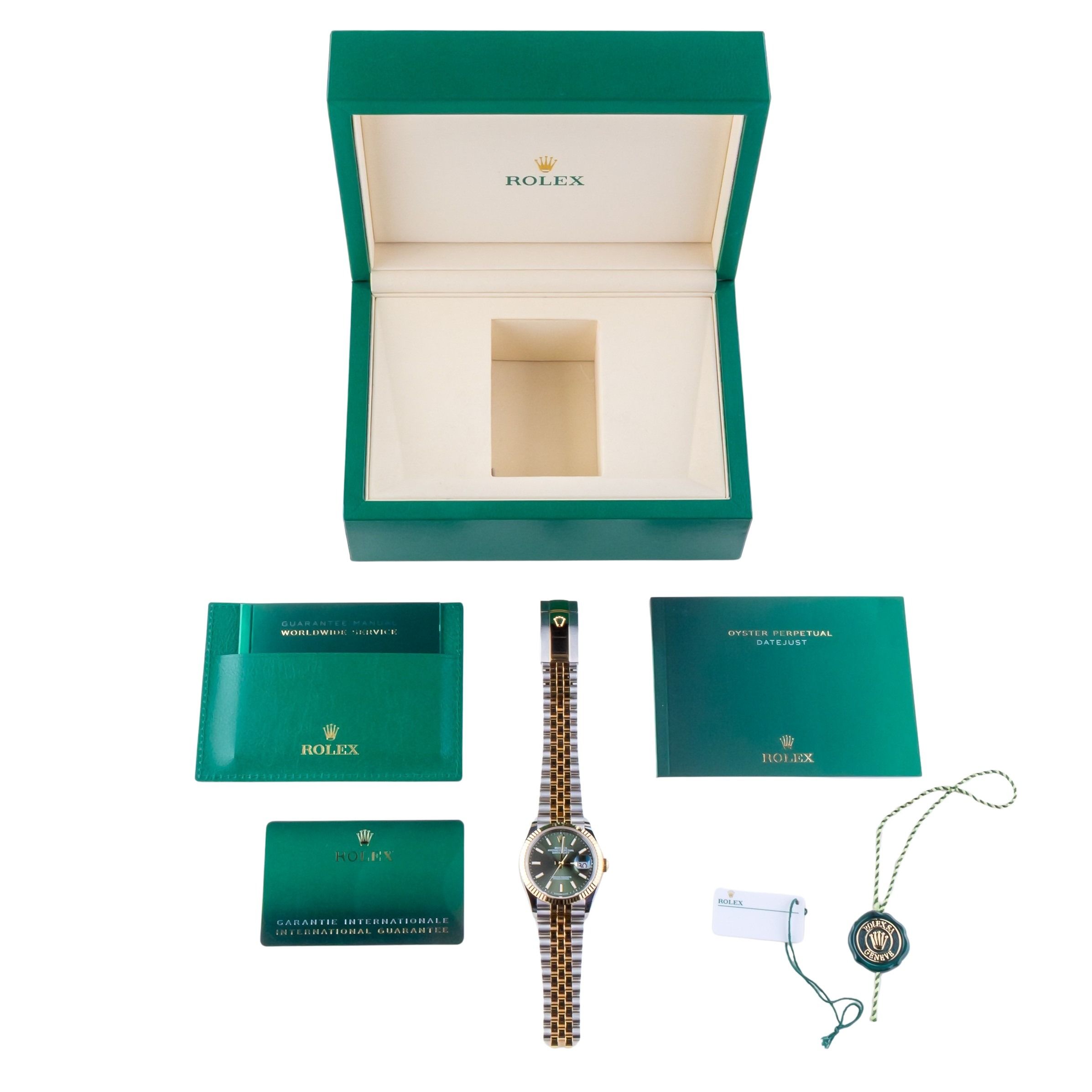 NEW Rolex Datejust Olive Green 126233 2026 (Vollständiger Satz) 8 NEW Rolex Datejust Olive Green 126233 2026 (Vollständiger Satz) – Bild 8