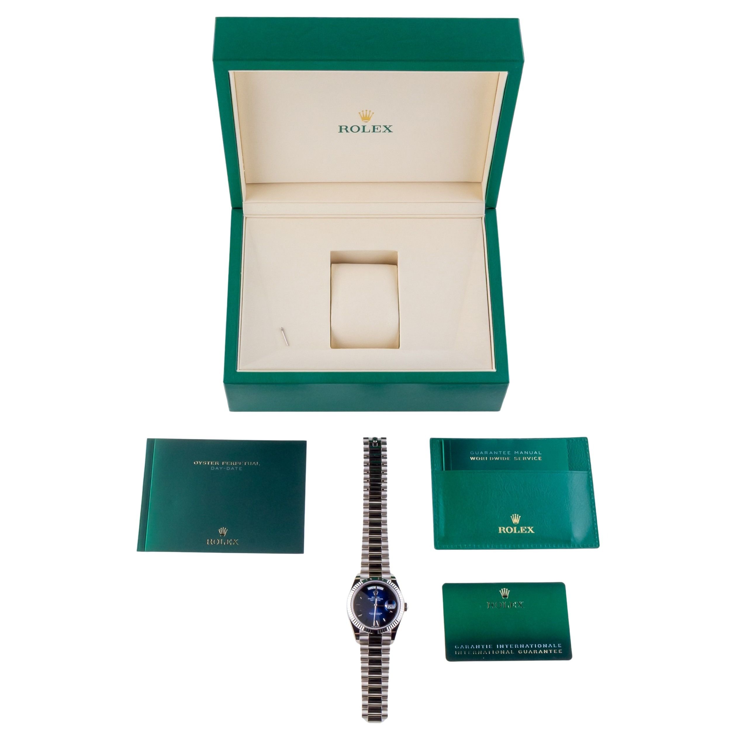 NEW Rolex Day-Date Blue Ombre 228239 2026 (Vollständiger Satz) 8 NEW Rolex Day-Date Blue Ombre 228239 2026 (Vollständiger Satz) – Bild 8