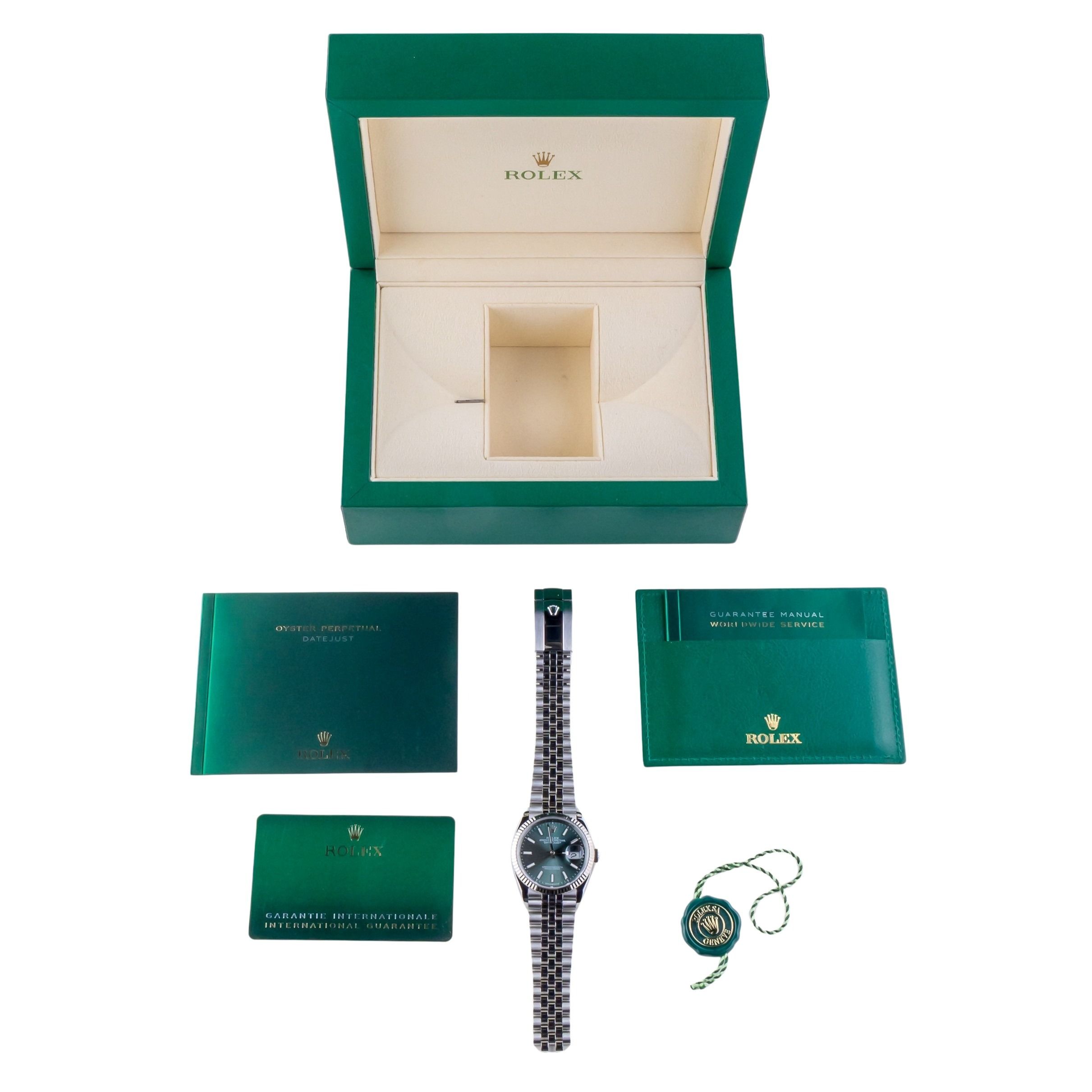 Rolex Datejust Mint Green 126234 2022 (Vollständiger Satz) 8 Rolex Datejust Mint Green 126234 2022 (Vollständiger Satz) – Bild 8