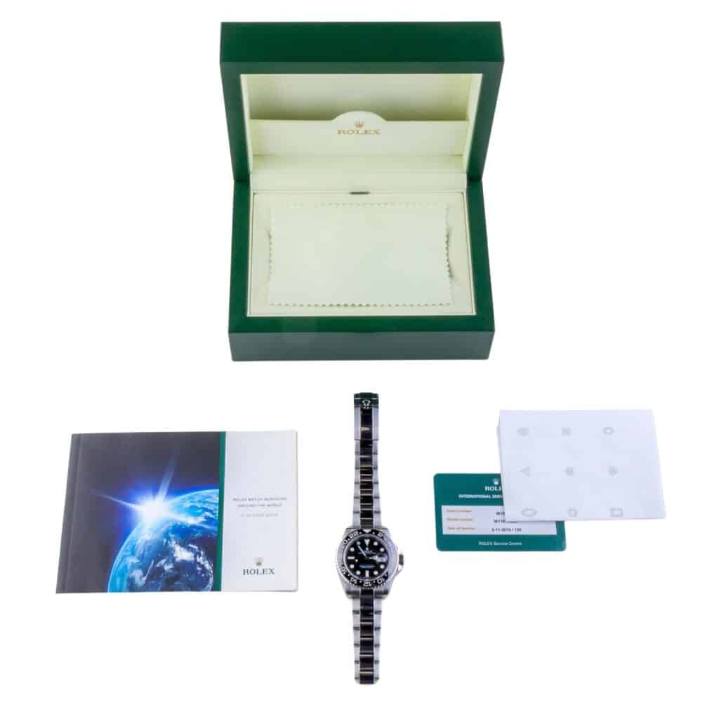 Rolex GMT-Master II Black 116710LN 2008 (Vollständiger Satz) 15 2E0B4121 1CG 3M Langedyk Vintage Watches