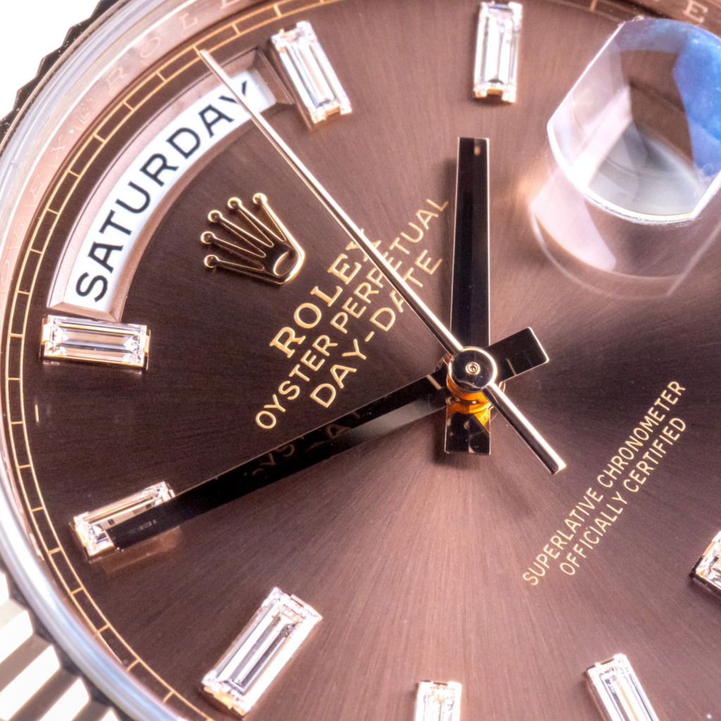 Alternative view of Rolex Day-Date Chocolate 228235 2023 (Volledige Set)