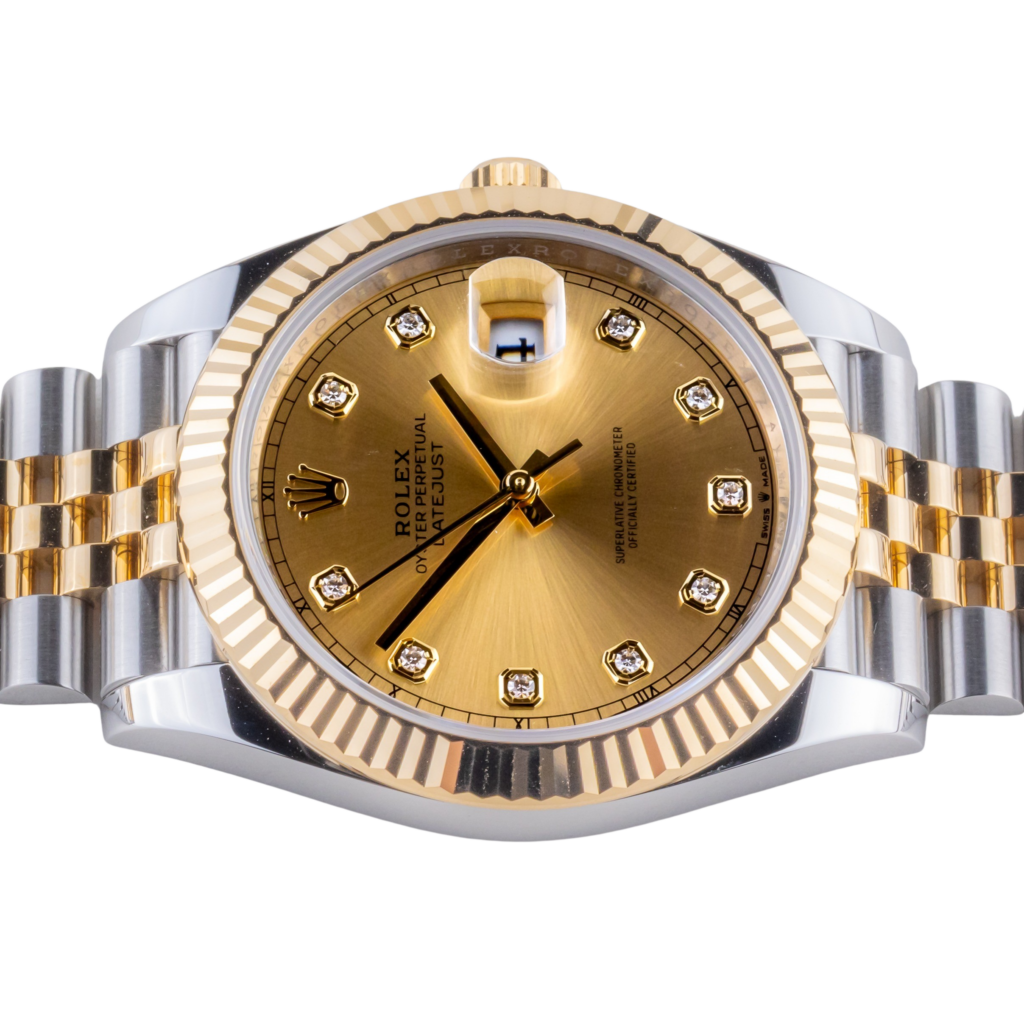 Rolex Datejust Champagne Diamond 126333 2024 (Full Set) 11 2E0B4318 1CG 3M