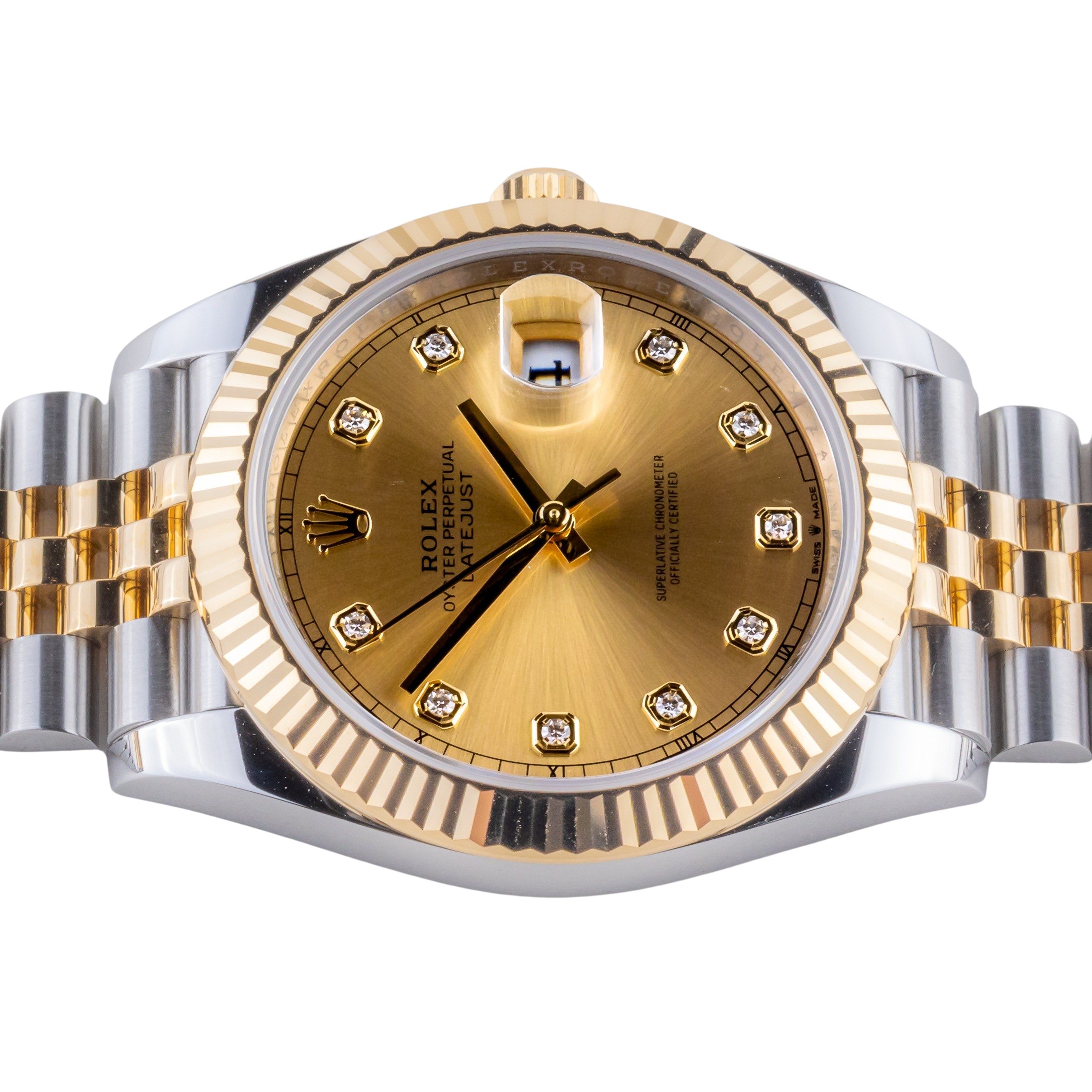 Rolex Datejust Champagne Diamond 126333 2024 (Full Set) 5 2E0B4318 1CG 3M