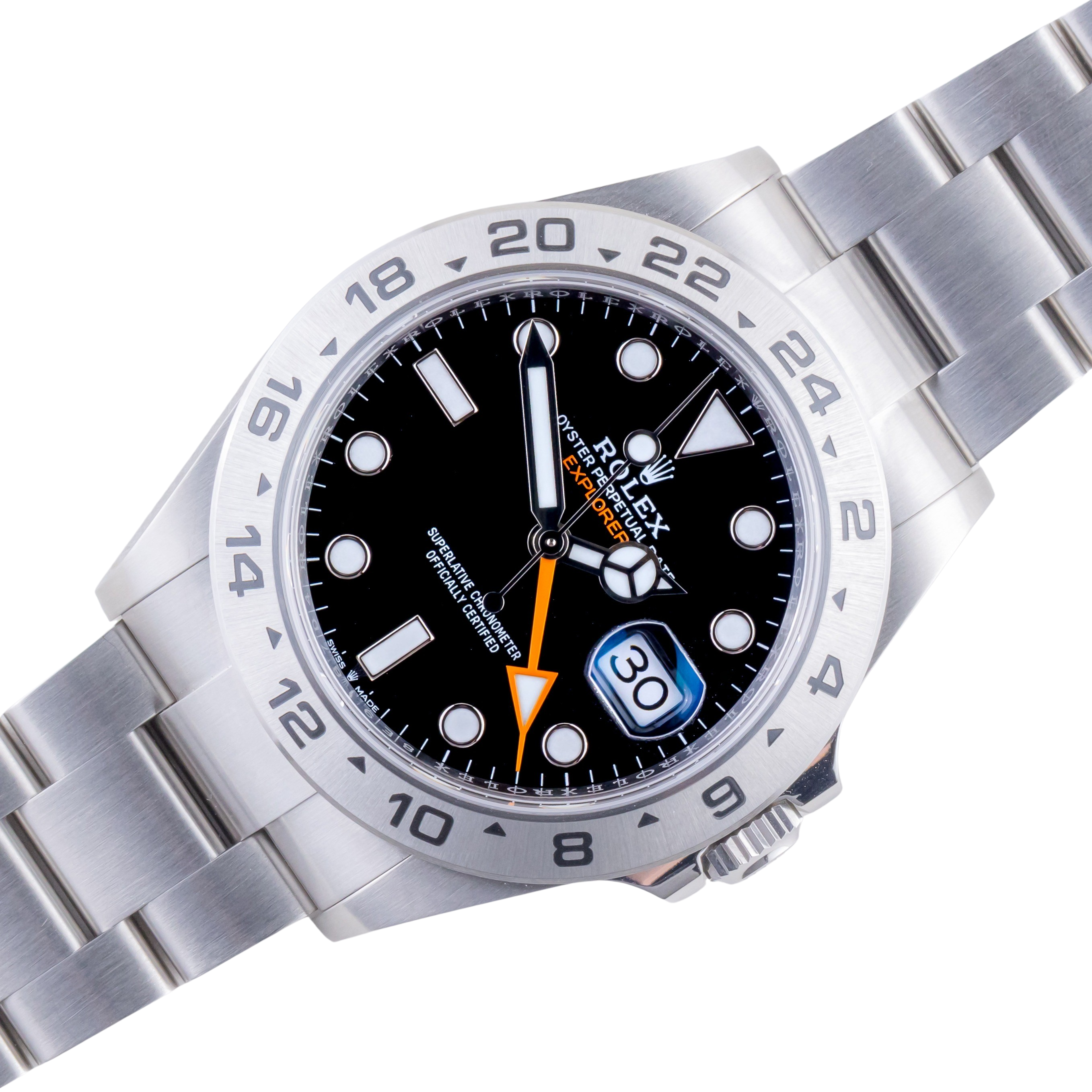 NEW Rolex Oyster Perpetual Explorer II Black 226570 2026 (Full Set) 1 new-rolex-explorer-ii-226570