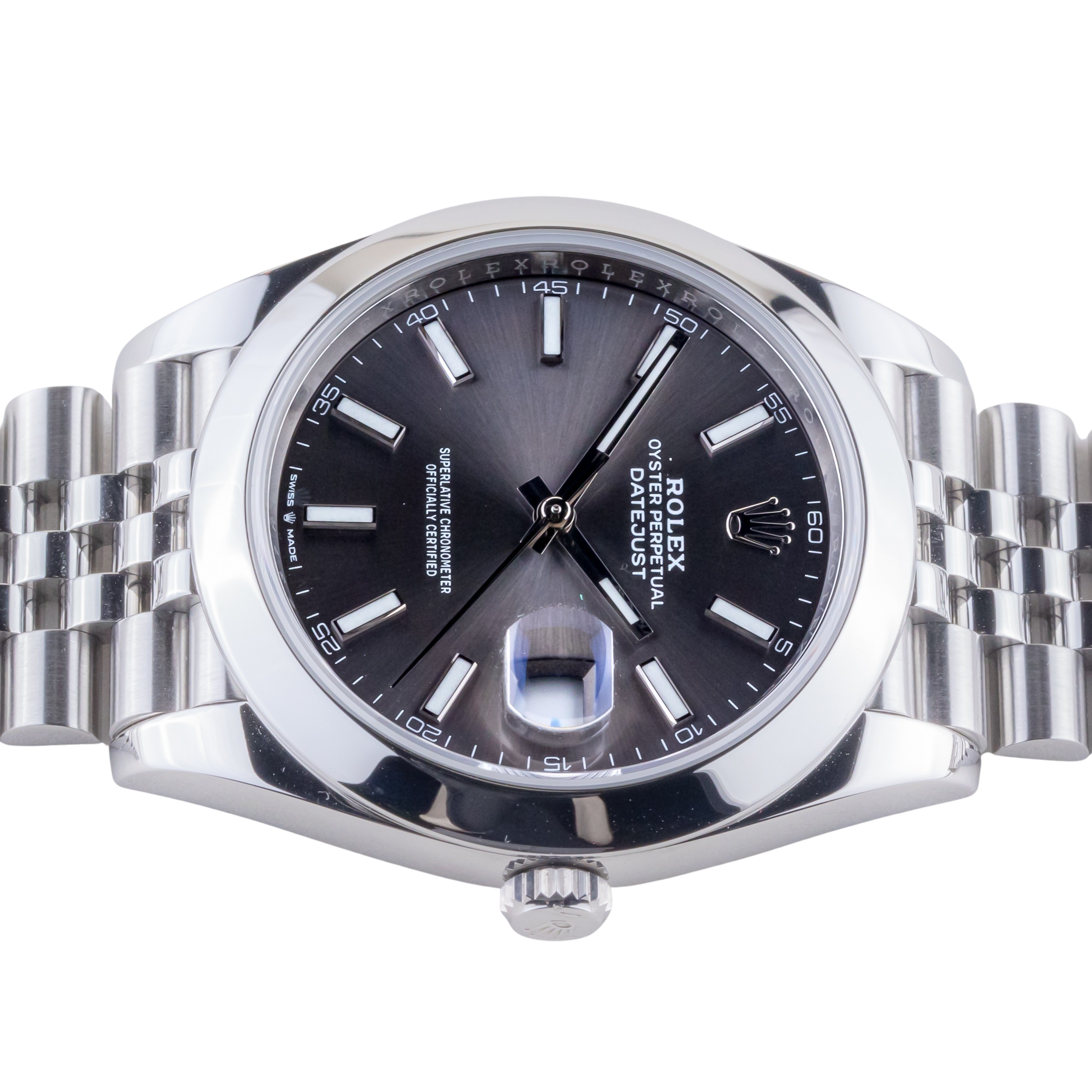 Rolex Datejust Rhodium 126300 2019 (Vollständiger Satz) 6 Rolex Datejust Rhodium 126300 2019 (Vollständiger Satz) – Bild 6