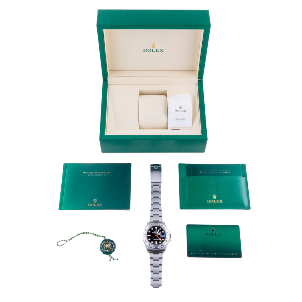 NEW Rolex Oyster Perpetual Explorer II Black 226570 2026 (Full Set) 15 2E0B4400 1CG 3M