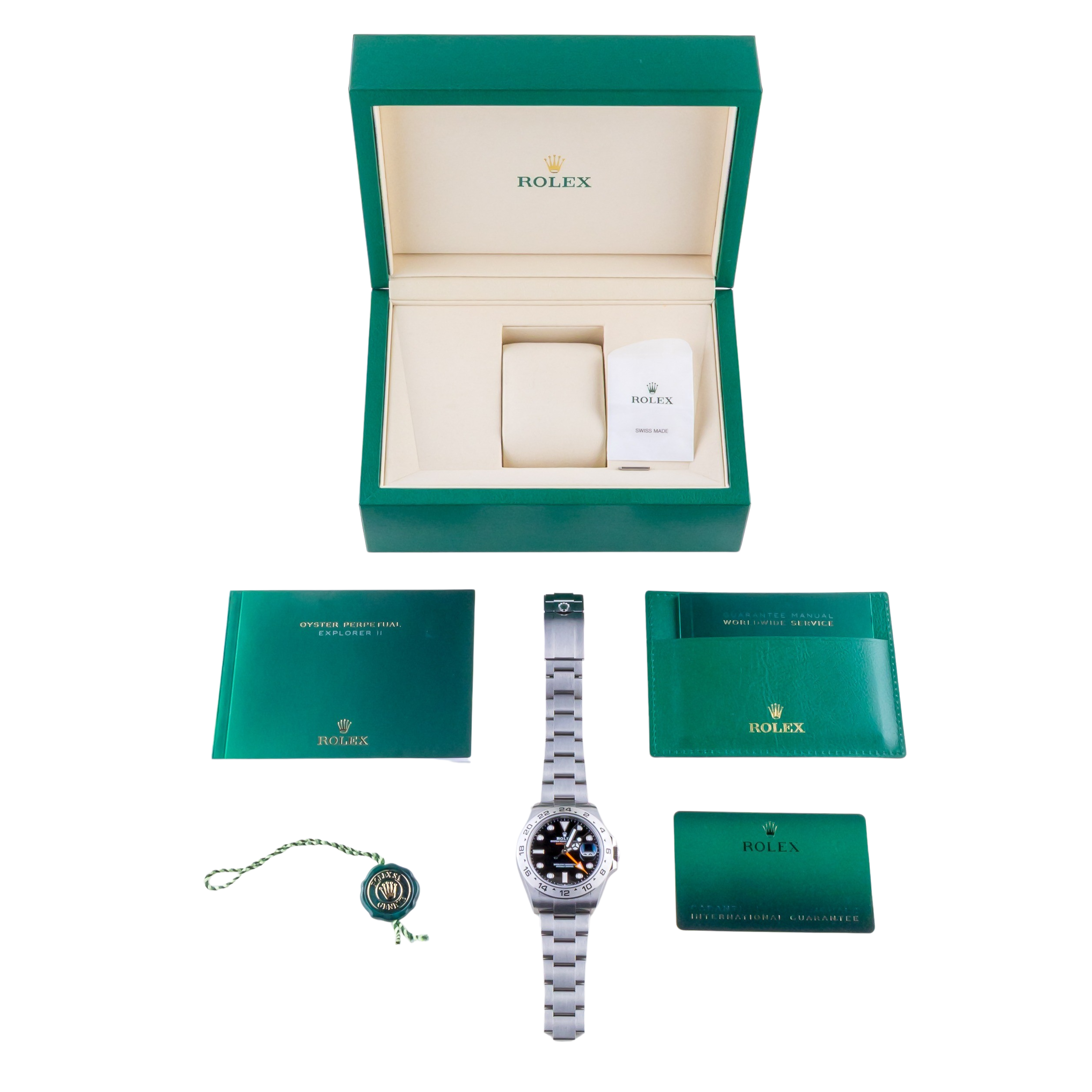 NEW Rolex Oyster Perpetual Explorer II Black 226570 2026 (Full Set) 8 2E0B4400 1CG 3M