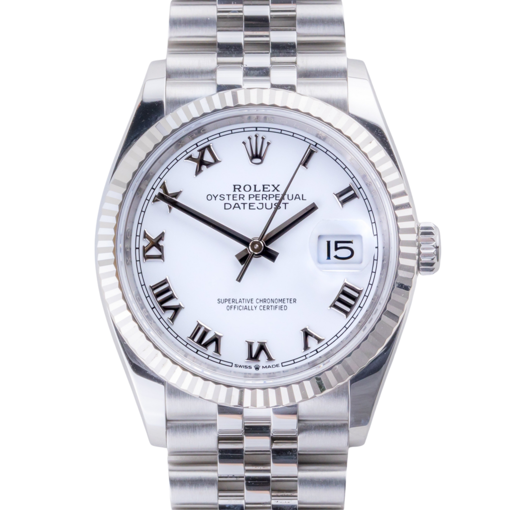 Alternative view of Rolex Datejust White Roman 126234 2020 (Volledige Set)